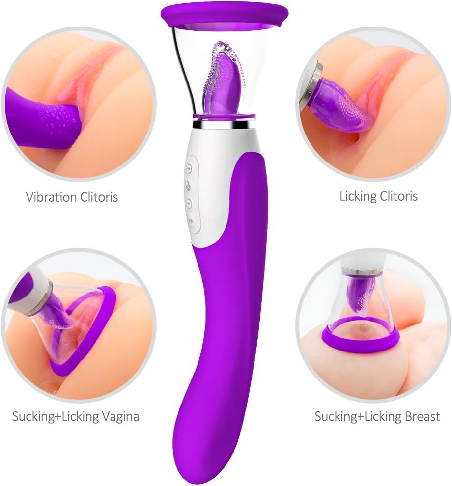 G Spotter Clitorials Thrusting V?br?tor Tongue M?ss?ger for Women with 10 Frequency Multiple Speed Pleasure Women Hands Free Suction Waterproof,T-Shirt