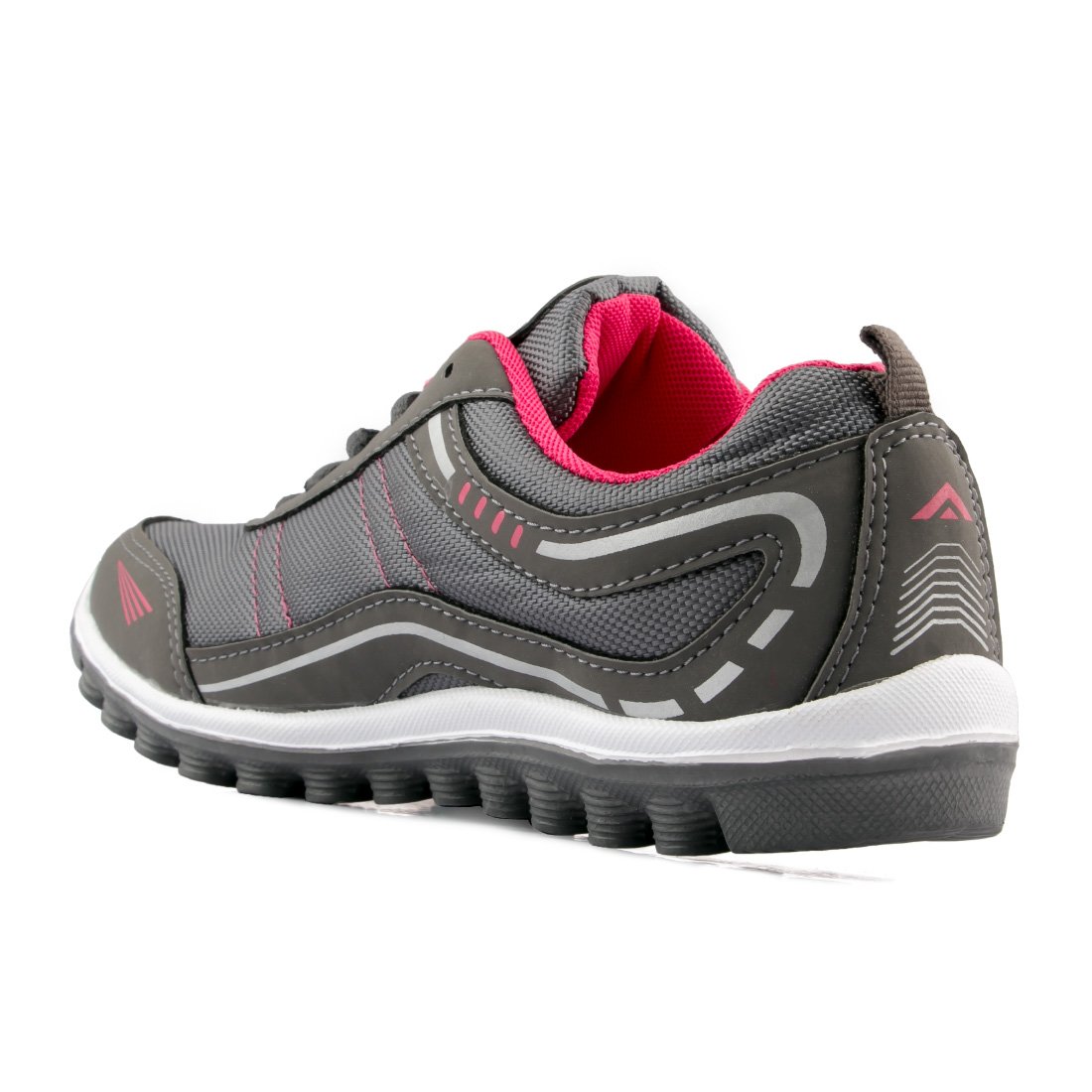 asian shoes butterfly-21 dark grey rani pink women sports shoes