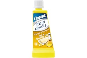 Carbona Stain Devils® #5 | Fat & Cooking Oil | Professional Strength Laundry Stain Remover | Multi-Fabric Cleaner | Safe Formula | 1.7 Fl Oz, 1 Pack