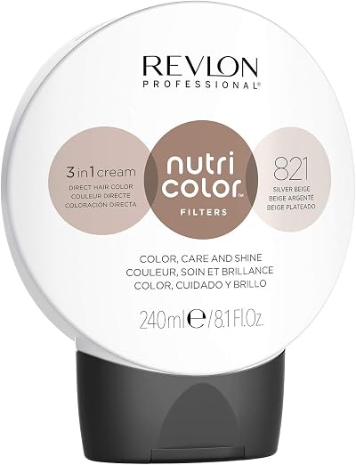 REVLON PROFESSIONAL Nutri Color Filters 821 Silver Beige 240 ml Semi-Permanent