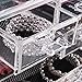ISWEES Large Capacity Cosmetic/Makeup Organizer Transparent Acrylic Jewelry Watches Display Boxes Bathroom Storage Insert Brush Holder Case (9.2 x 5.1 x 10.8 inches)