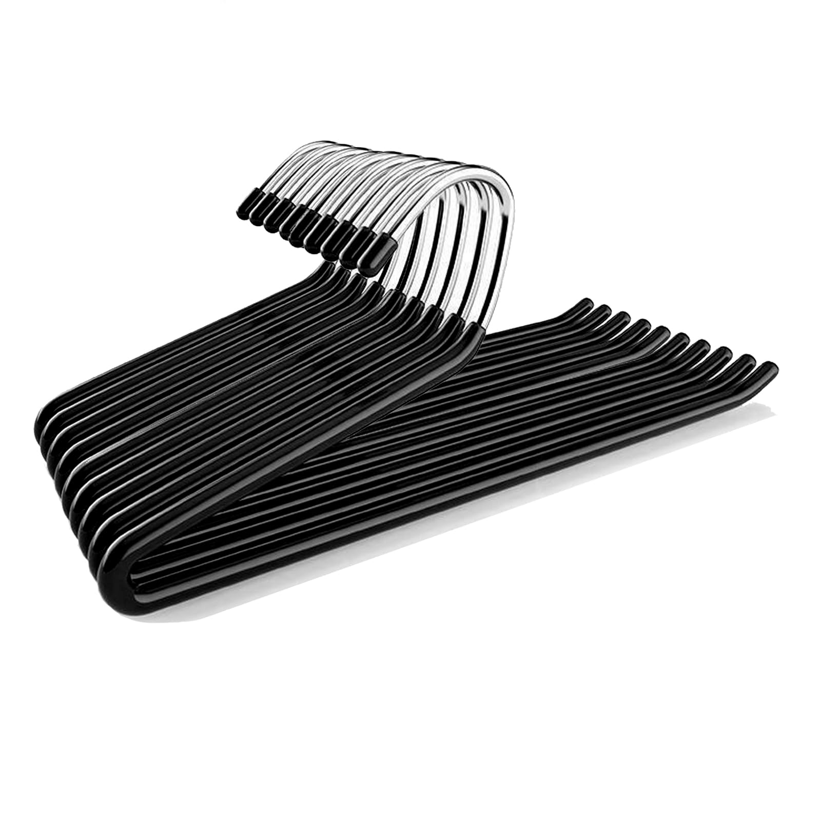 Photo 1 of SLMT Pant Hangers for Women & Men - Jean Hangers for Closet - Non Slip Open Ended Trouser Hanger - Heavy Duty Slacks & Blanket Hanger (20 Pack)