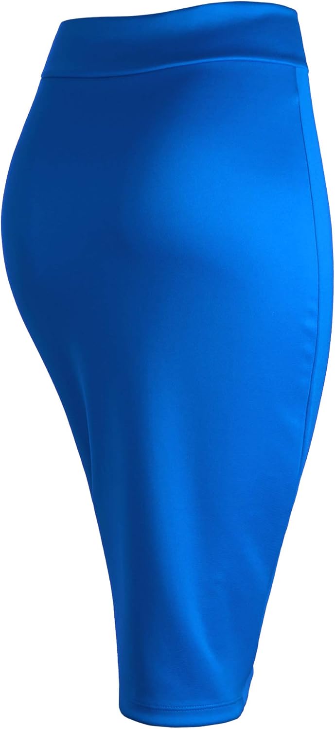 Made By Johnny Womens Slim Fit Midi Pencil Skirt - Made in USA at  Women’s Clothing store