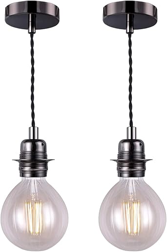 black ceiling pendant