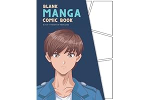 Blank Manga Comic Book: Create Your Own Manga & Anime Sketchbook – Blank Manga Panels Pages | Manga Anime Blank Comic Book Dr