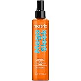 Matrix Leave-In Spray, Mega Sleek Iron Smoother, Heat Protectant, Detangler, Leaves Hair Smooth, Frizz-Free, All Hair Types, 