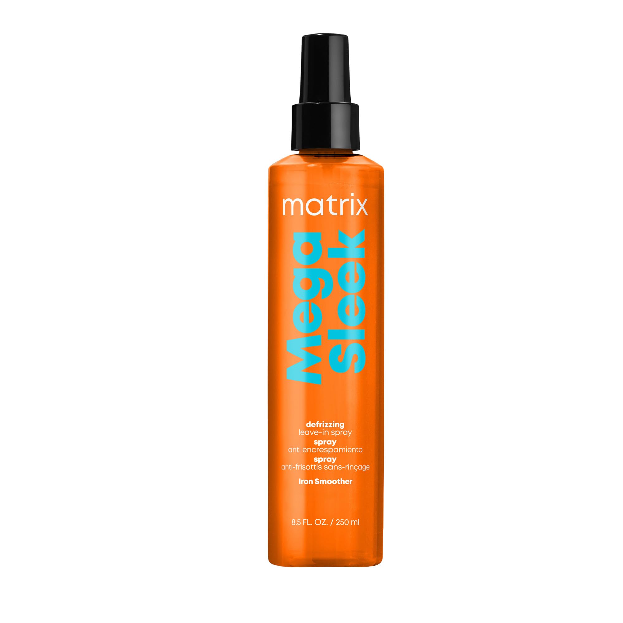 MATRIX | Heat Protection Spray Up To 230°C | Frizz Control & Smooth Hair, Anti-Humidity, Up To 230°C Heat Protection | Total Results Mega Sleek Iron Smoother | 250ml