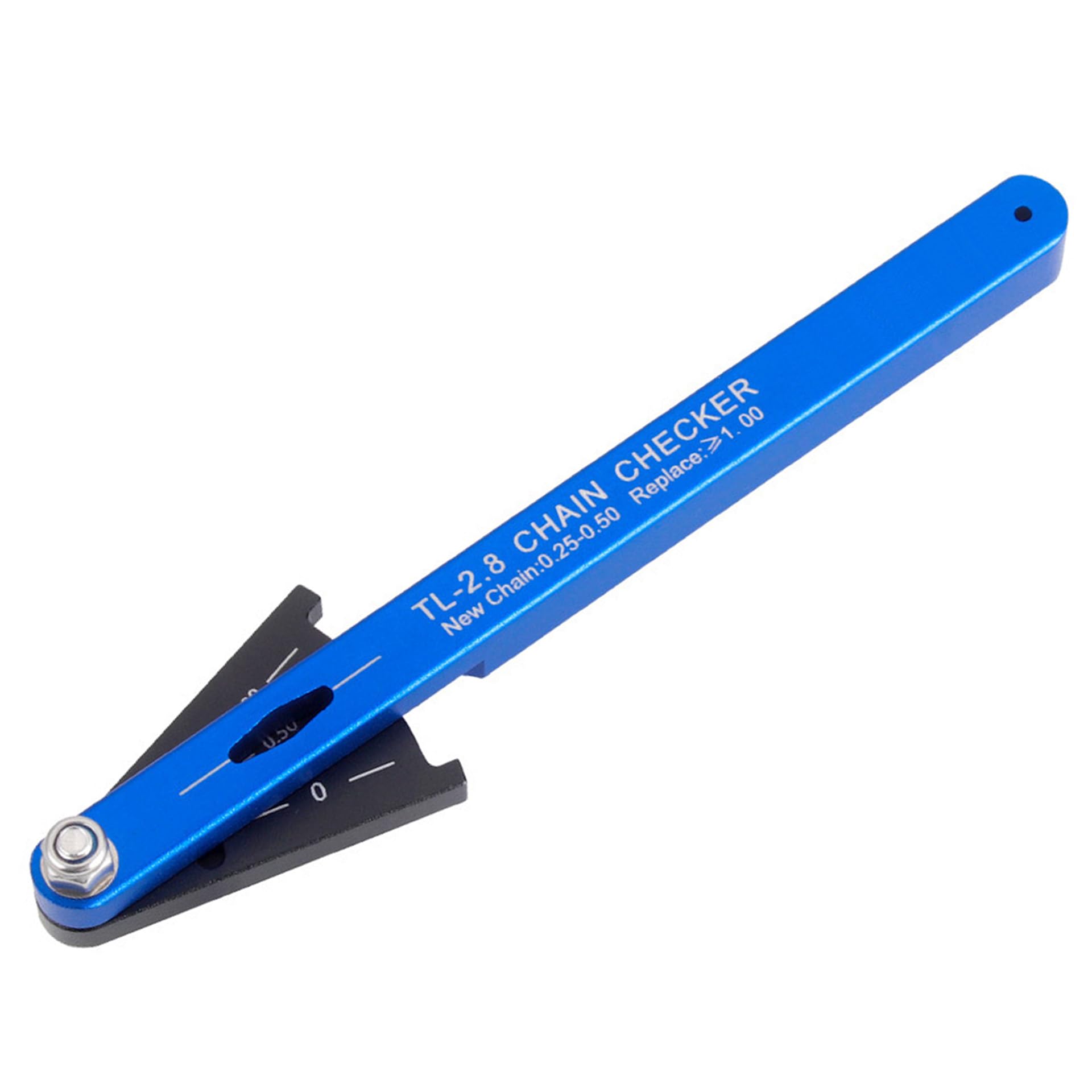 Mimoke Bicycle Chain Gauge Wear Measuring Ruler Mountain Road Bike Wear Chain Stretch Inspection Tool