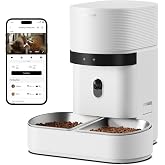 PETLIBRO Automatic Cat Feeder for 2 Cats, AI Recognition Camera Intake Log | Precise Portion Control with Scales | Smart Refill | Dual Bowl | App-Controlled WiFi Dispenser | 1080P Camera| 5L Granary 2