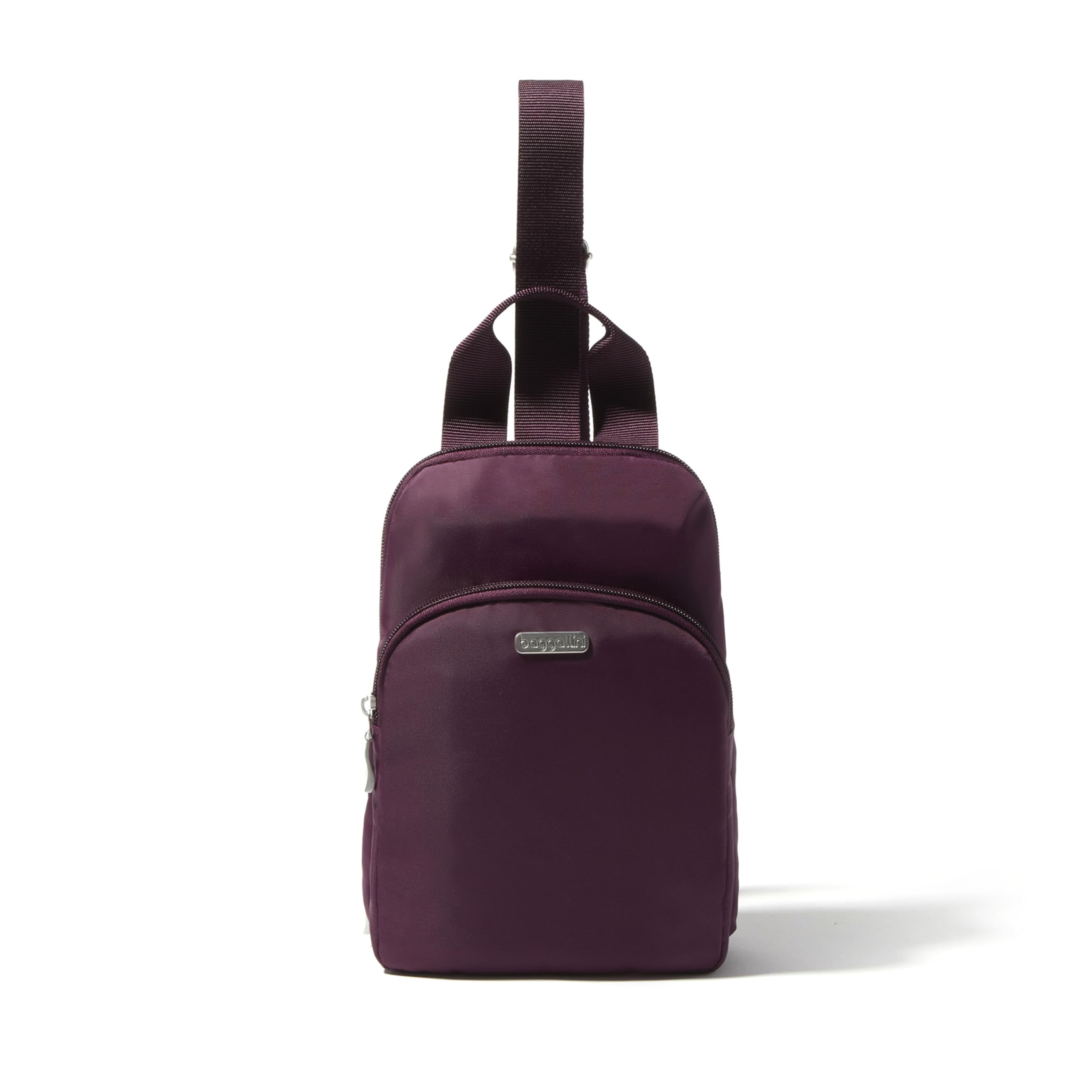 Baggallini Essential Sling – Small 12×7 Inch Sling Crossbody Bag for Women with Convertible Adjustable Shoulder Strap
