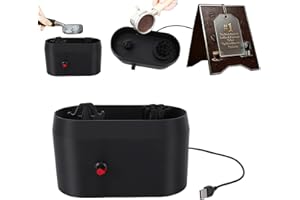 Denash Coffee Portafilter Cleaner, USB Powered Electric Brush and Scraper Tool, Coffee Machine Cleaning Tool for Semi and Ful