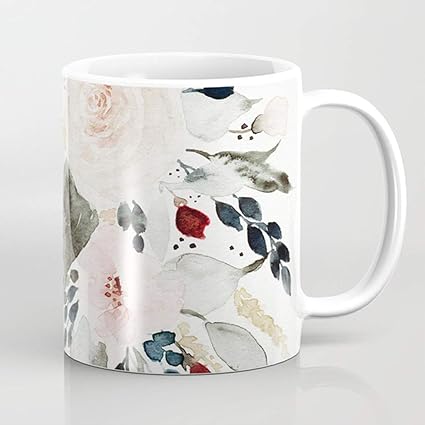 Amazon Co Jp 緩い水彩花束コーヒーマグカップ花コーヒーマグ 花束花マグカップ彼女のカップのためのギフト 女性マグカップ ホーム キッチン