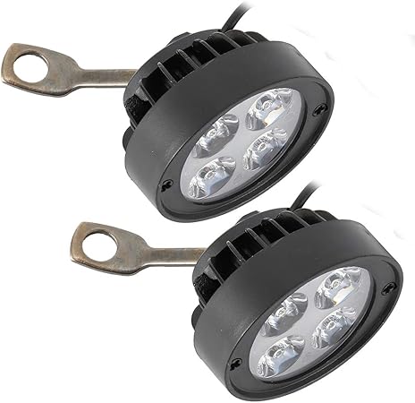 Amazon Co Jp 12w バイク用 Ledヘッドライト 2個セット フォグランプ スポットライト 作業灯 バイク補助灯 4連led 12v対応 高輝度 防水防塵 超長寿命 耐衝撃 12w 車 バイク
