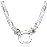 UNY designer Inspired Short Necklace 45cm + 5 cm 3mm Box chain Classic Elegant Vintage Antique Jewelry