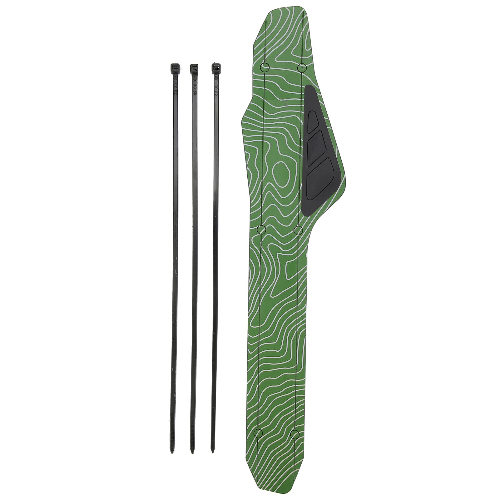 Chainstay Protector, Bike Frame Chain Guard Pad Protecting Your Chain High Toughness Moderate Thickness Stable for Mountain Bikes(Green)