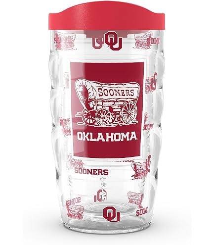 Tervis Oklahoma Sooners MVP Insulated Tumbler - 20oz Stainless Steel, Triple-Wall, Keeps Drinks Hot Or Cold, Leak-Resistant Lid