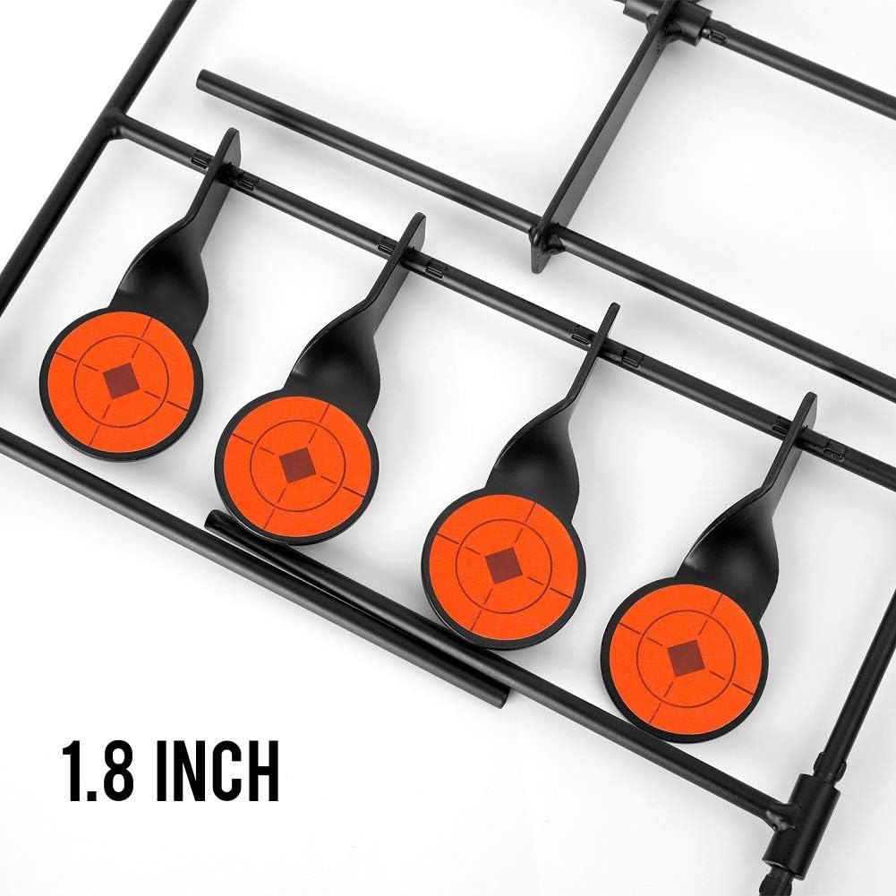 W WIREGEAR BB Gun Target Pellet Gun Targets Resetting Target Compact Package Heavy Metal Steel Auto Reset for .177 to .20 Caliber Shooting Outdoors : Sports & Outdoors