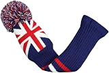 Scott Edward Knitted Golf Head Covers 3Pcs Driver Fairway Hybrid UK Flag view 5