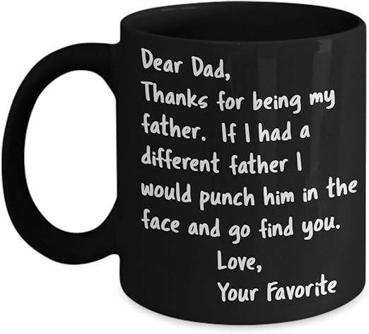 dear dad mug