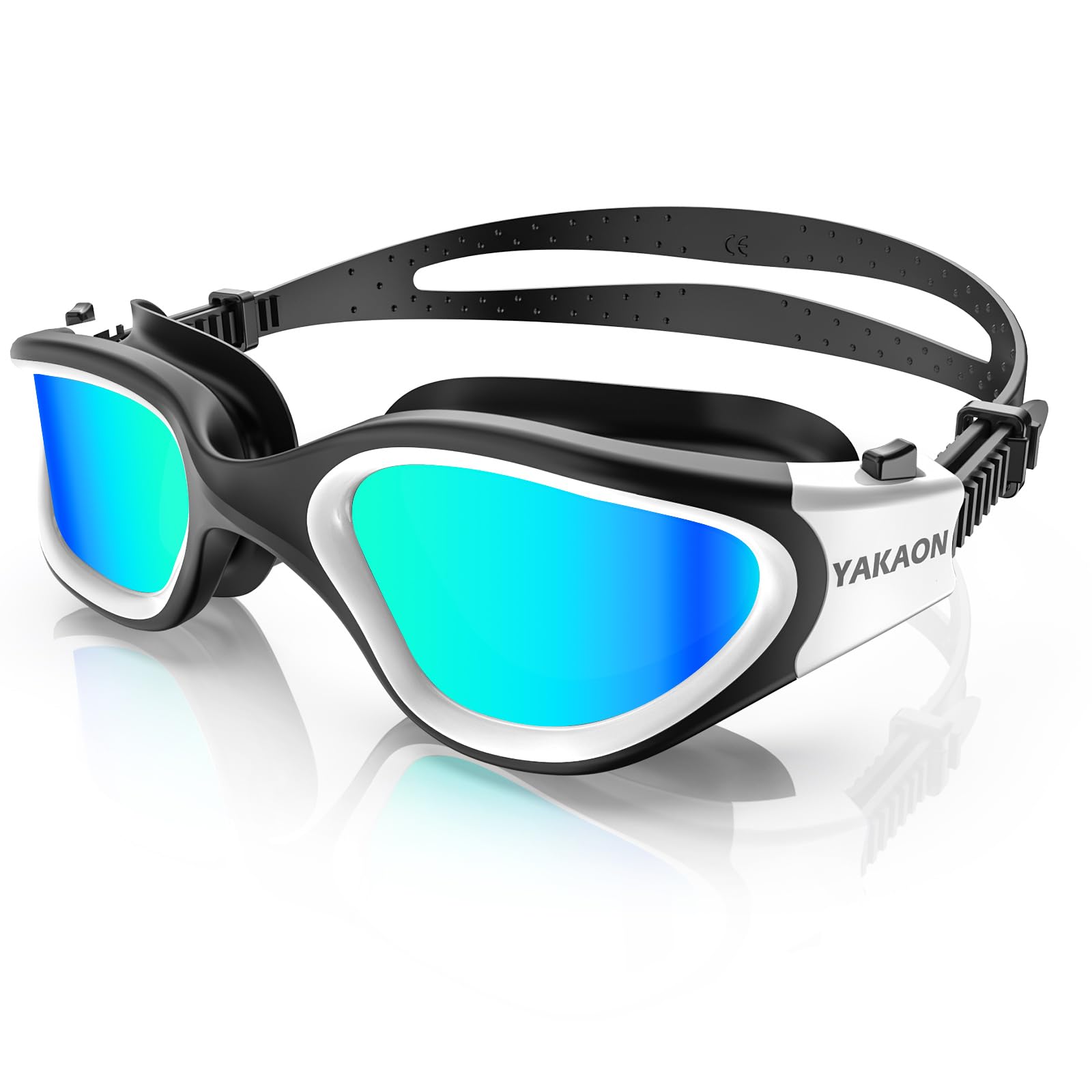 YAKAON G1 Polarized Swimming Goggles, Wide View Swim Goggles Anti-Fog for Men Women Adult — image 1