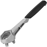 DURATECH Drum Wrench, 3-in-1 Bung Wrench for 55 Gallon Barrel Opening | Barrel Opener Tool, Opening 10, 15, 20, 30, 55 Gallon Drum, Fits 2" and 3/4" Plastic Bung Cap