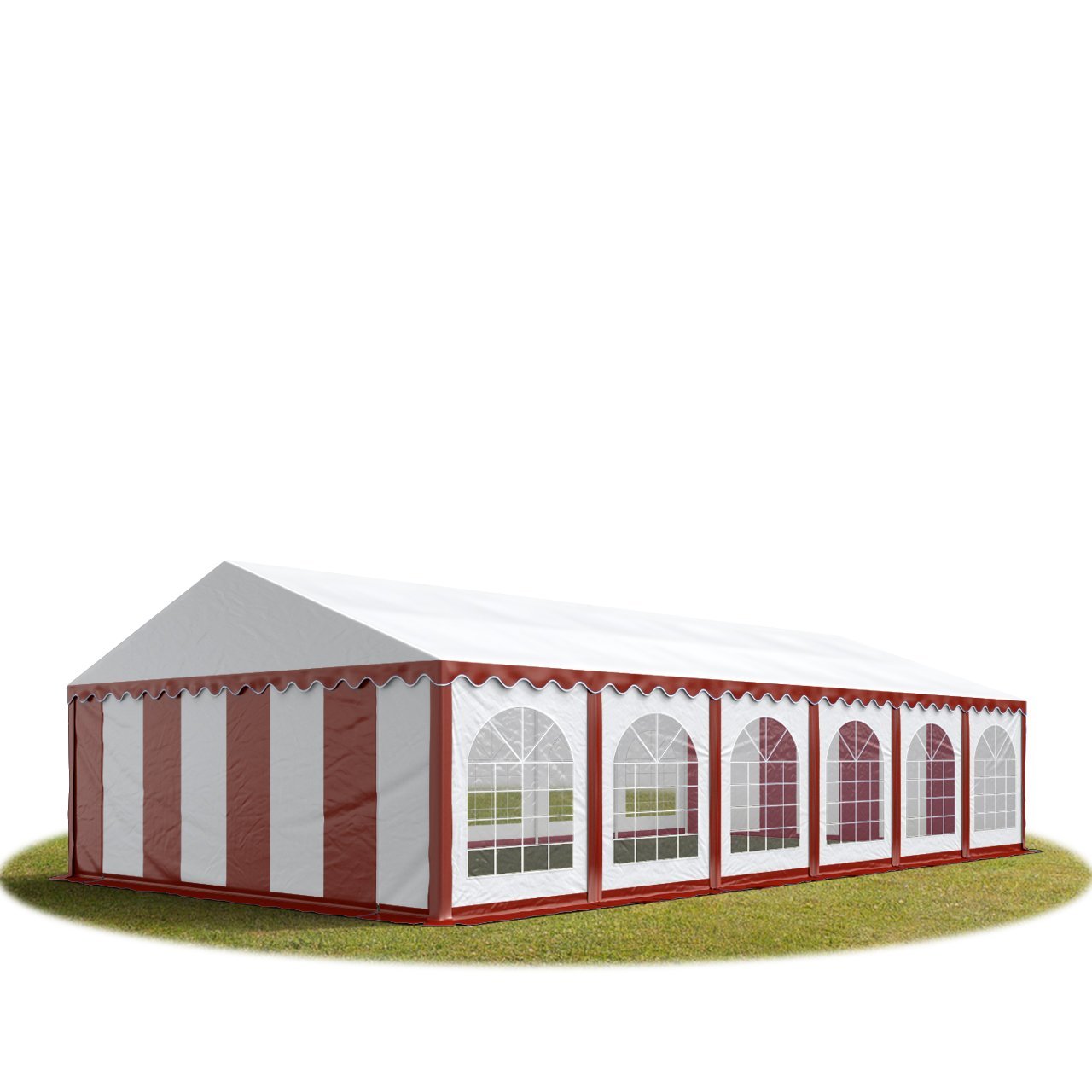 TOOLPORT Marquee 6x12 m Heavy Duty PVC with GROUNDBAR Party Wedding