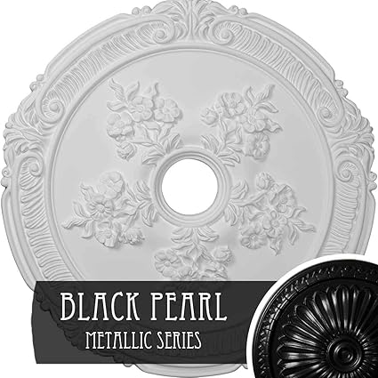 Amazon Com Ekena Millwork Cm26atbps Ceiling Medallion Black Pearl