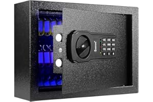 SongYung 60 Keys Cabinet Wall Safe with Sensor Light and Emergency External Power Supply, Electronic Key Safe,Secure Wall Mount Safe with 60 Key Tags for Hotels,Office,Companies,Car Dealerships