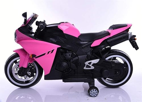 kids electric motorcycle with training wheels