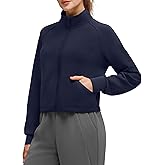 G4Free Smoofit Modal Soft Women's Zip Up Jackets Mock Neck Casual Sweatshirts Athletic Workout Tops with Pockets