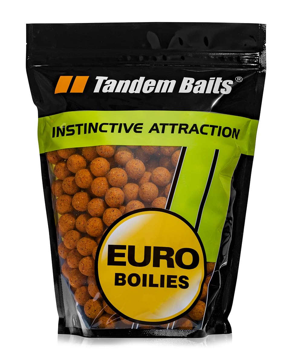Tandem Baits Euro Boilies Krill Fishing Bait Boilie For Big Fish Angling Carp Accessories For Professionals & Hobby Anglers 18 mm 1 kg