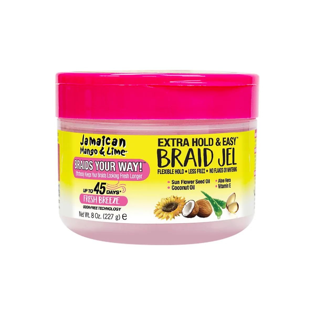 Jamaican Mango and Lime Extra Hold and Easy Braid Jel 8 oz