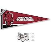 Arkansas Razorbacks Pennant Flag and Wall Tack Mount Pads