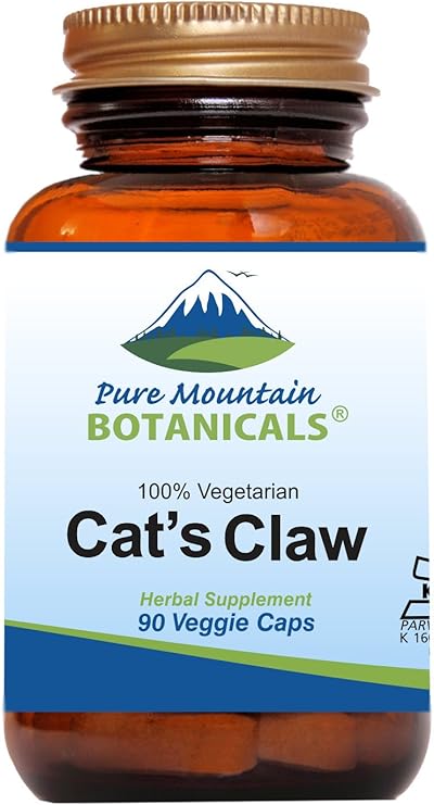 Amazon Com Cat S Claw Capsules 90 Kosher Vegan Caps With 1000mg Peruvian Cats Claw Uncaria Tomentosa Herb Health Personal Care