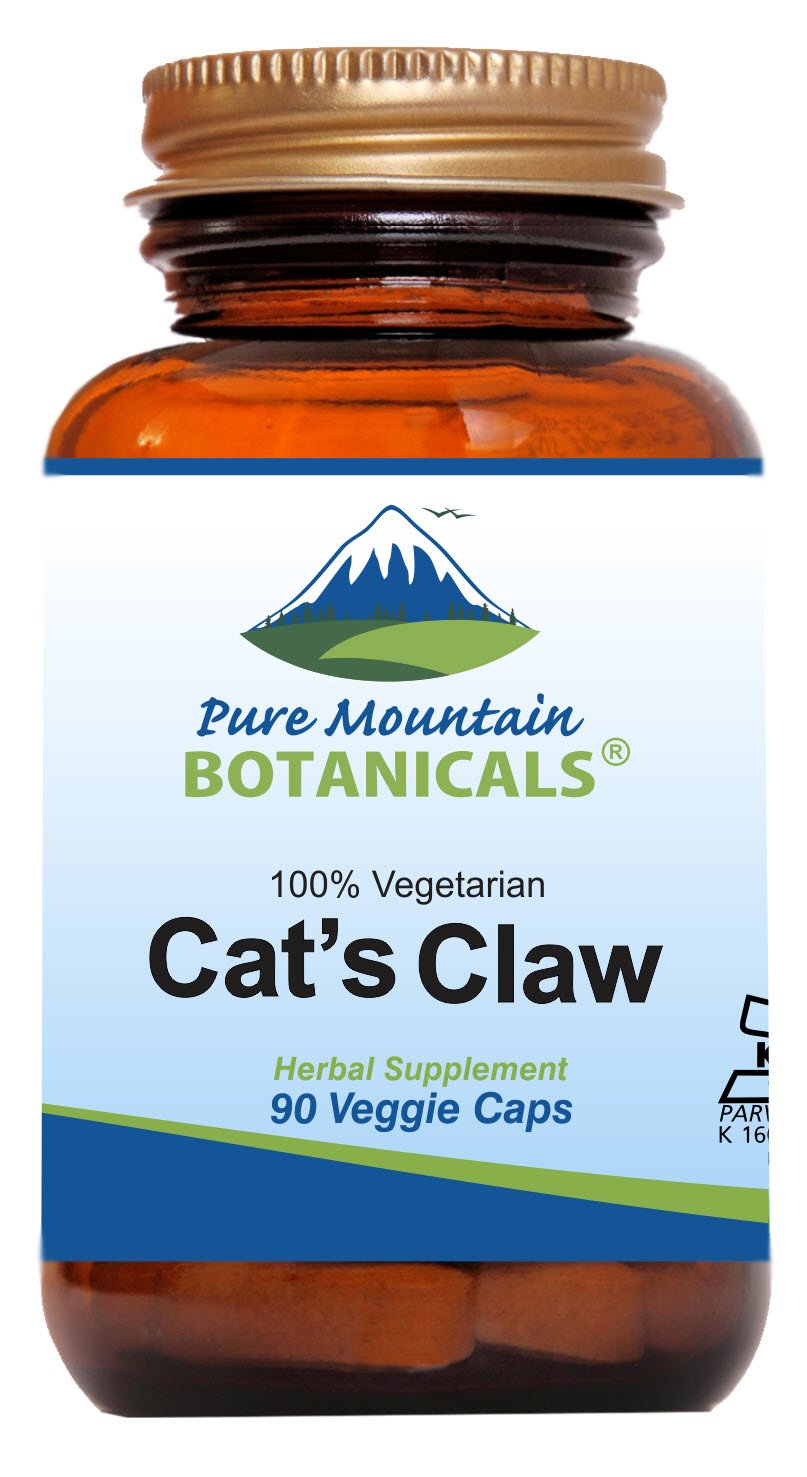 Cat’s Claw Capsules 90 Kosher Vegan Caps with 1000mg Peruvian Cats