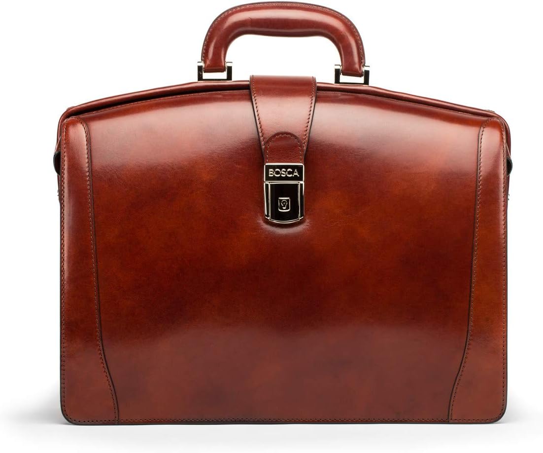 bosca leather briefcase