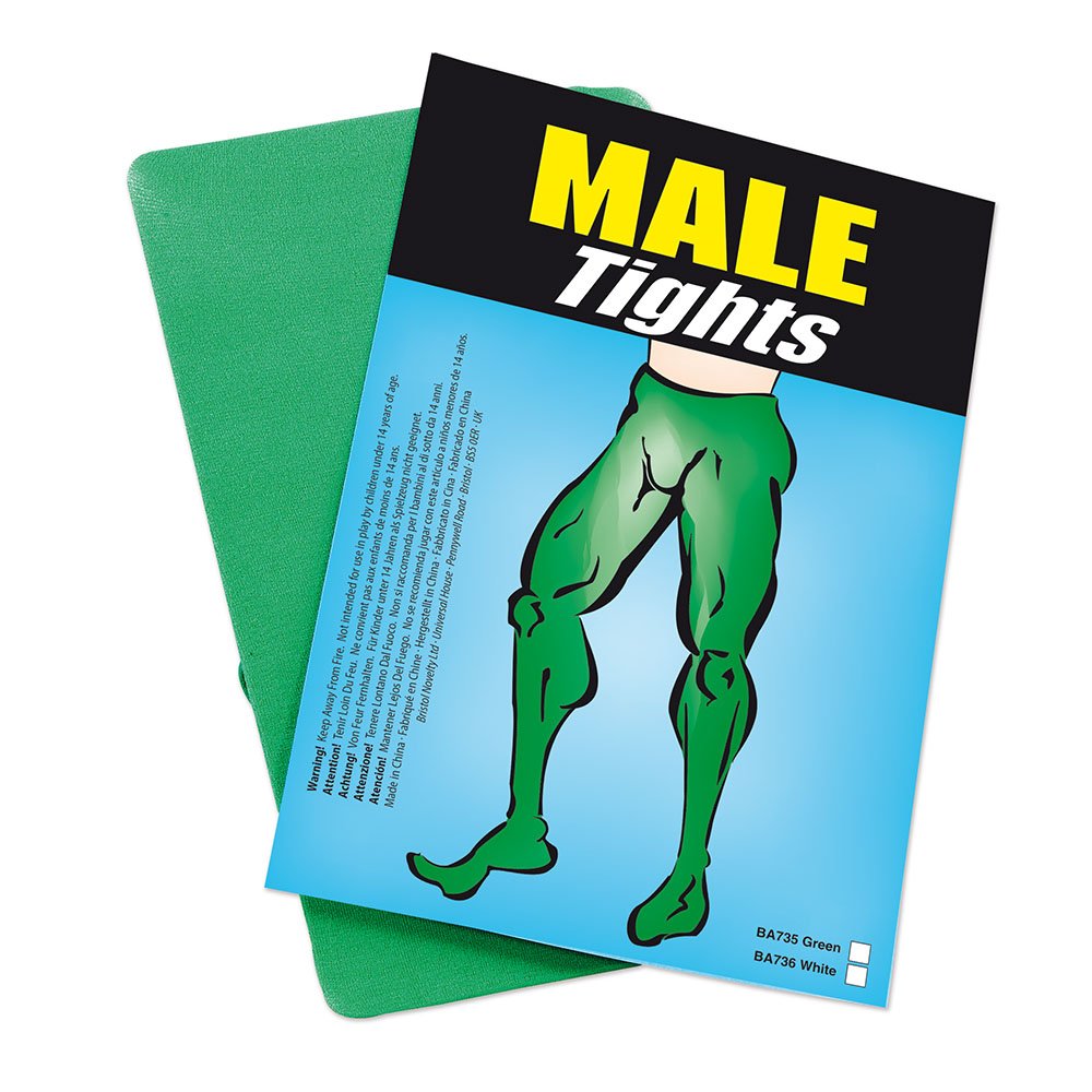 Bristol Novelty BA735 Male Tights Green, Mens, One Size Bristol