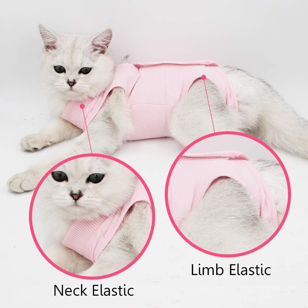 Combinaison De Retablissement Pour Plaies Abdominales Ou Maladies De La Peau Apres La Chirurgie Combinaison De Pyjama Col E Pour Chats Et Chiens M Rose Amazon Ca Animalerie