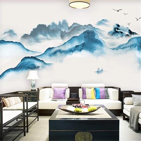 Avoir Images Wjbxx Papier Peint Photo Murale Mur De Paysage A L Encre Zen le plus cool par