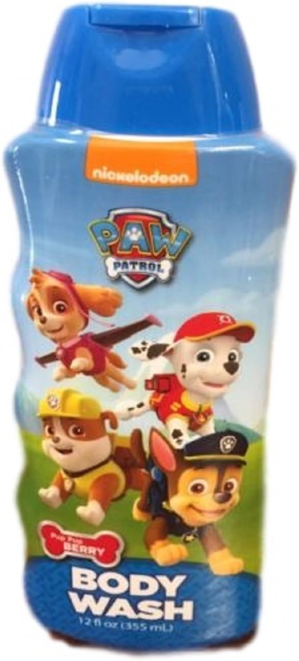 Paw Patrol Body Wash and Bubble Bath Set Bundle