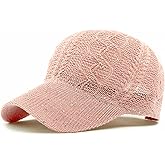 Women's Glitter Mesh Baseball Cap - Breathable Adjustable Sun Hat for Beach & Sports