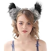 Plush Animal Ears and Horns Headband-Halloween Christmas Festival Theme Party Animal Cosplay Costume Headbands