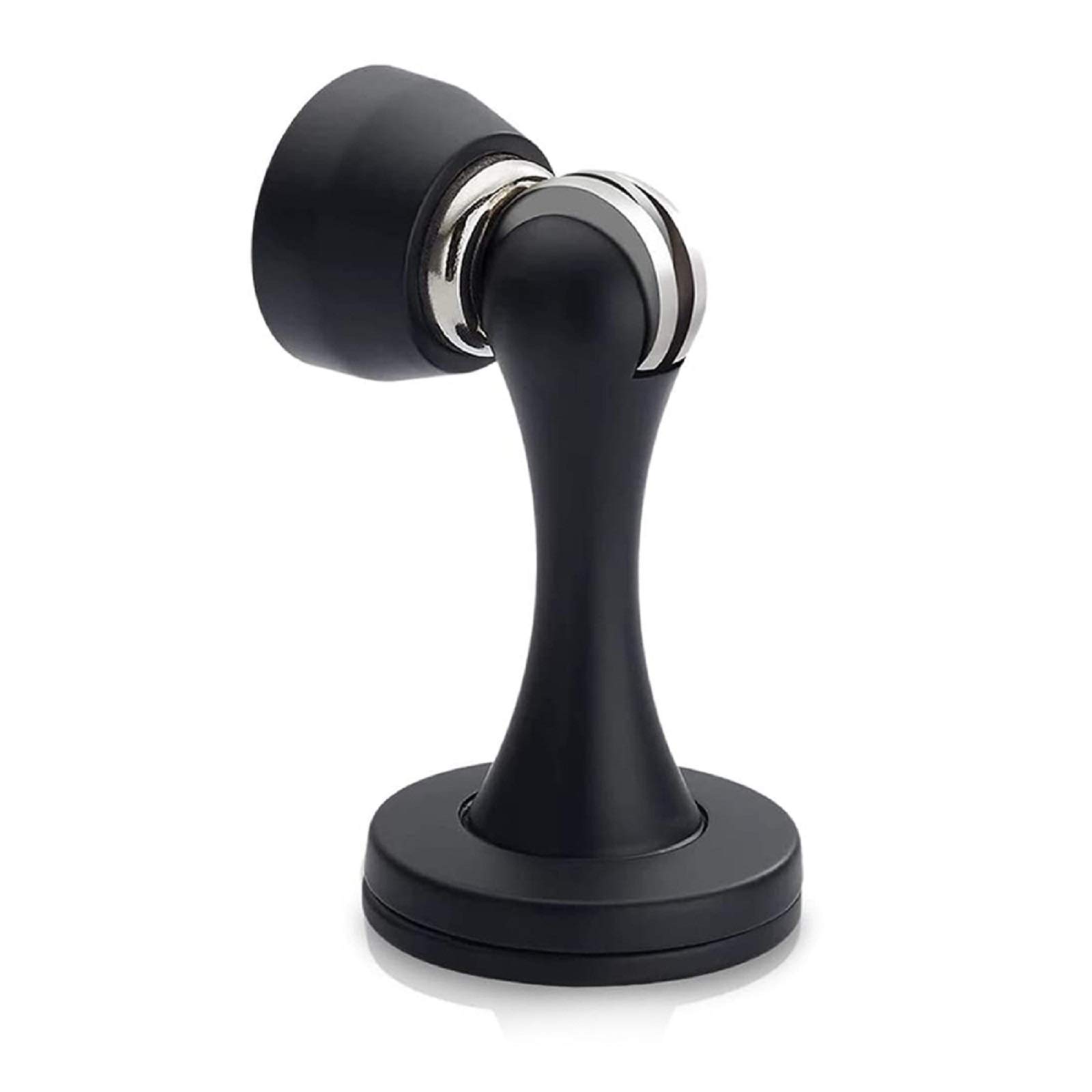 6 Pack Door Stop, Magnetic Door Stopper, Brushed Stain Nickel Doorstops Wall Protector, Metal Soft-Catch Door Holder, Heavy Duty Door Catch for Home and Baby Room Floor Mounted