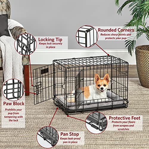 MidWest Homes for Pets Dog Crate MidWest Life Stages XS Double Door