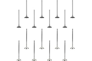 Unaykolb 16PCS Intake And Exhaust Valves Kit for Mini Cooper R56 1.6 Turbo 2007-2015 for Cooper Countryman 2011-2016 for Cooper Paceman 2013-2016 Replacement for 11347587470 11347547187
