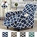 Great Bay Home Modern Velvet Plush Recliner Slipcover. Strapless One Piece Stretch Recliner Cover. Recliner Cover for Living Room. Magnolia Collection Slipcover. (Recliner, Navy)