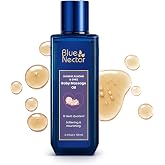 Blue Nectar Ayurveda Gentle Baby Oil for Newborn Skin Care | 100% Natural Moisturizing Coconut Oil, Organic Ghee &amp; Almond Oil for Baby Massage (13 Herbs, 3.38 Fl Oz)