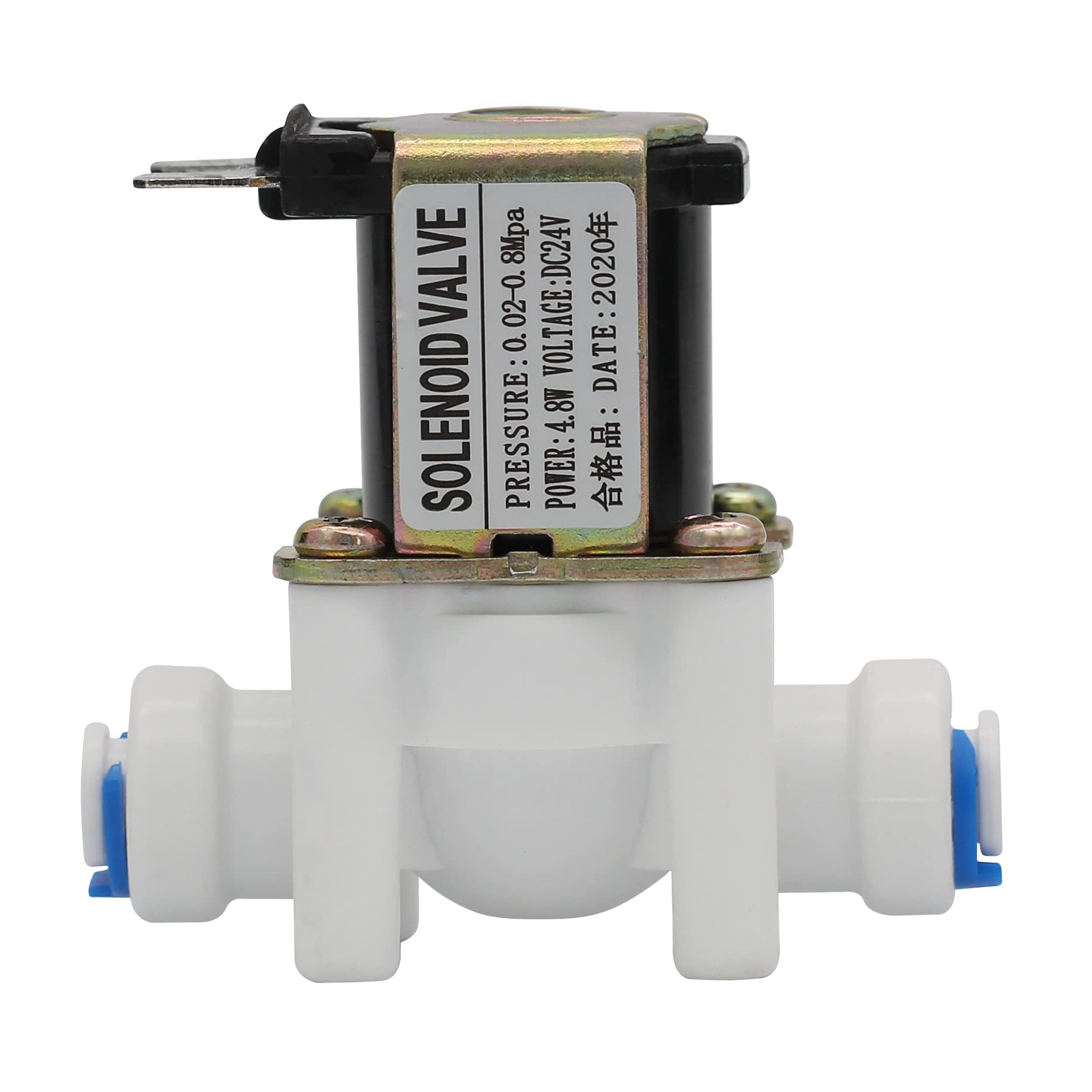 Photo 1 of DIGITEN 24V 1/4" Inlet Feed Water Solenoid Valve for RO Reverse Osmosis Pure System