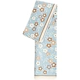 Aroncent Bohemian Winter Scarf: Double Sided Floral Pashmina Wrap Shawl with Tassels - Warm Thick Cashmere Feel Gift