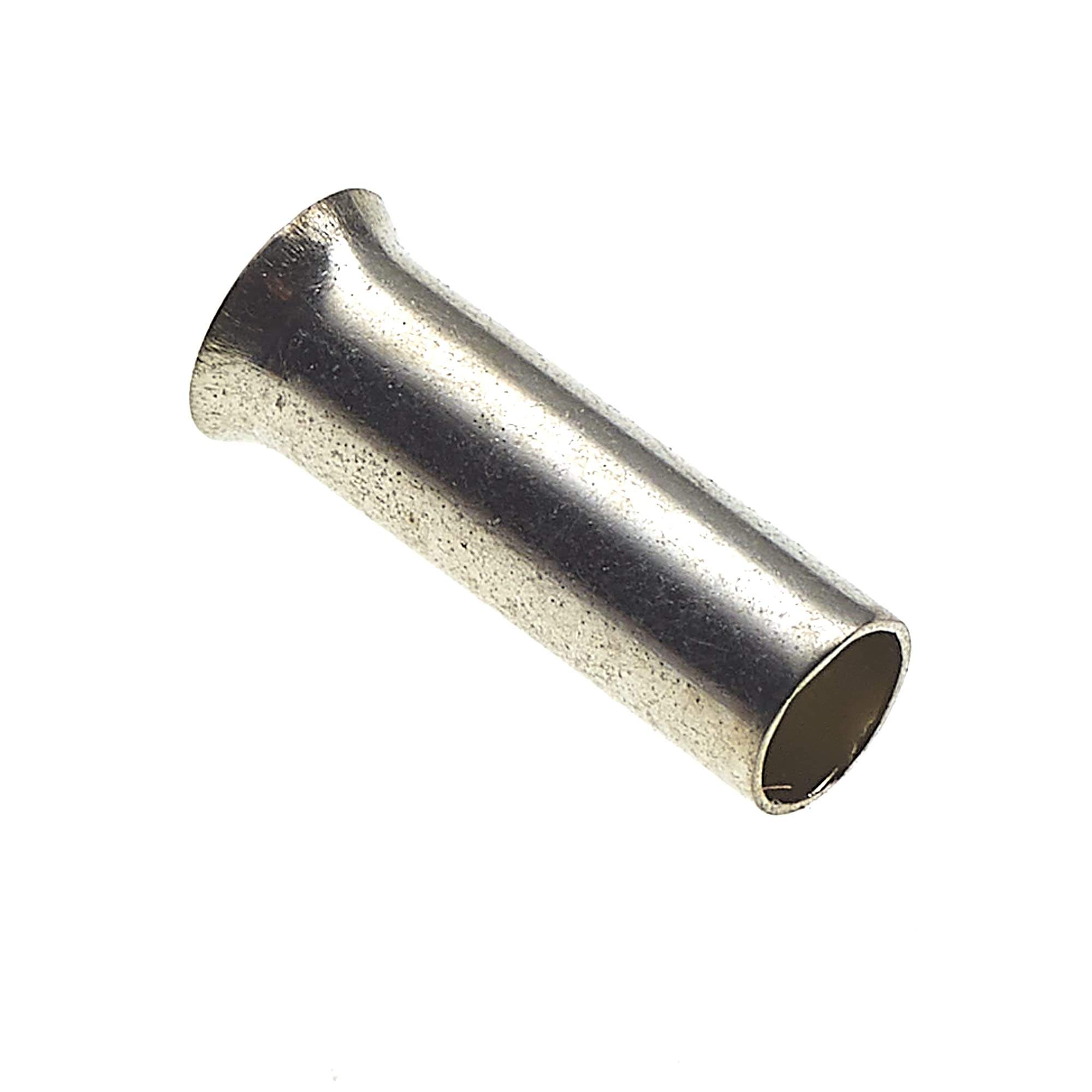 Uninsulated Bootlace Ferrules 8mm X 2.5mm, 14AWG, Pack of 100 - Wire Copper Crimp Connector Pin, Cord End Terminal Connectors